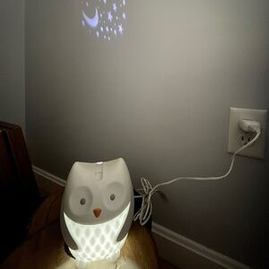 Skip Hop Moonlight & Melodies Owl Sound Machine - Projector, Melodies & Nature